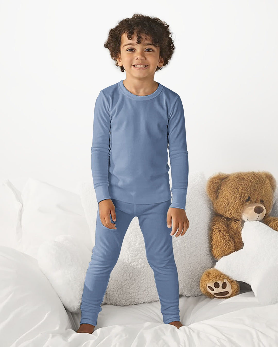 Slate Bamboo Two Piece Pajama Set