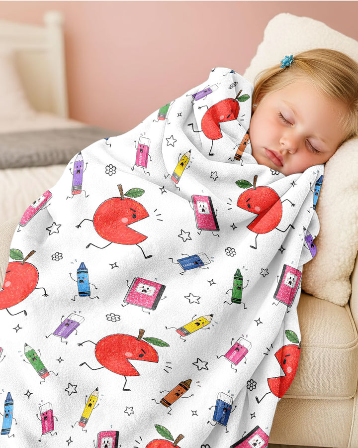 Back To School Chasing Bamboo Blanket