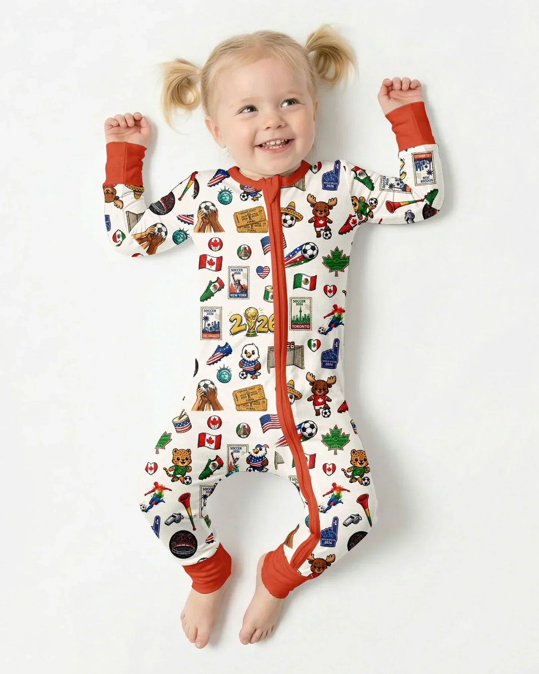 Soccer Cup 2026 Family Matching Bamboo Convertible Zippy