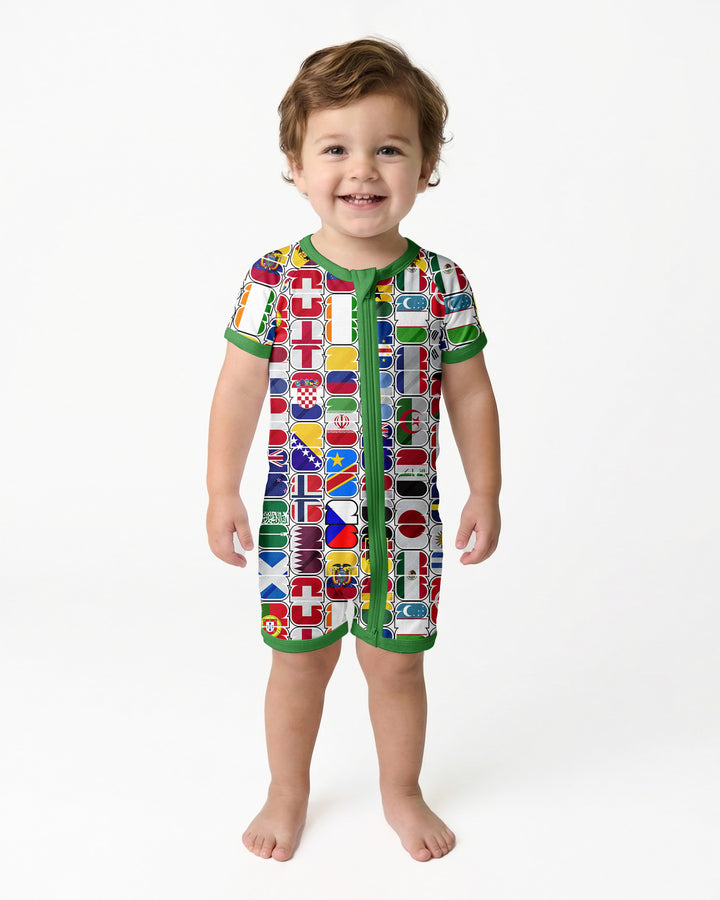 We Are 26 Family Matching Bamboo Shorty Zippy
