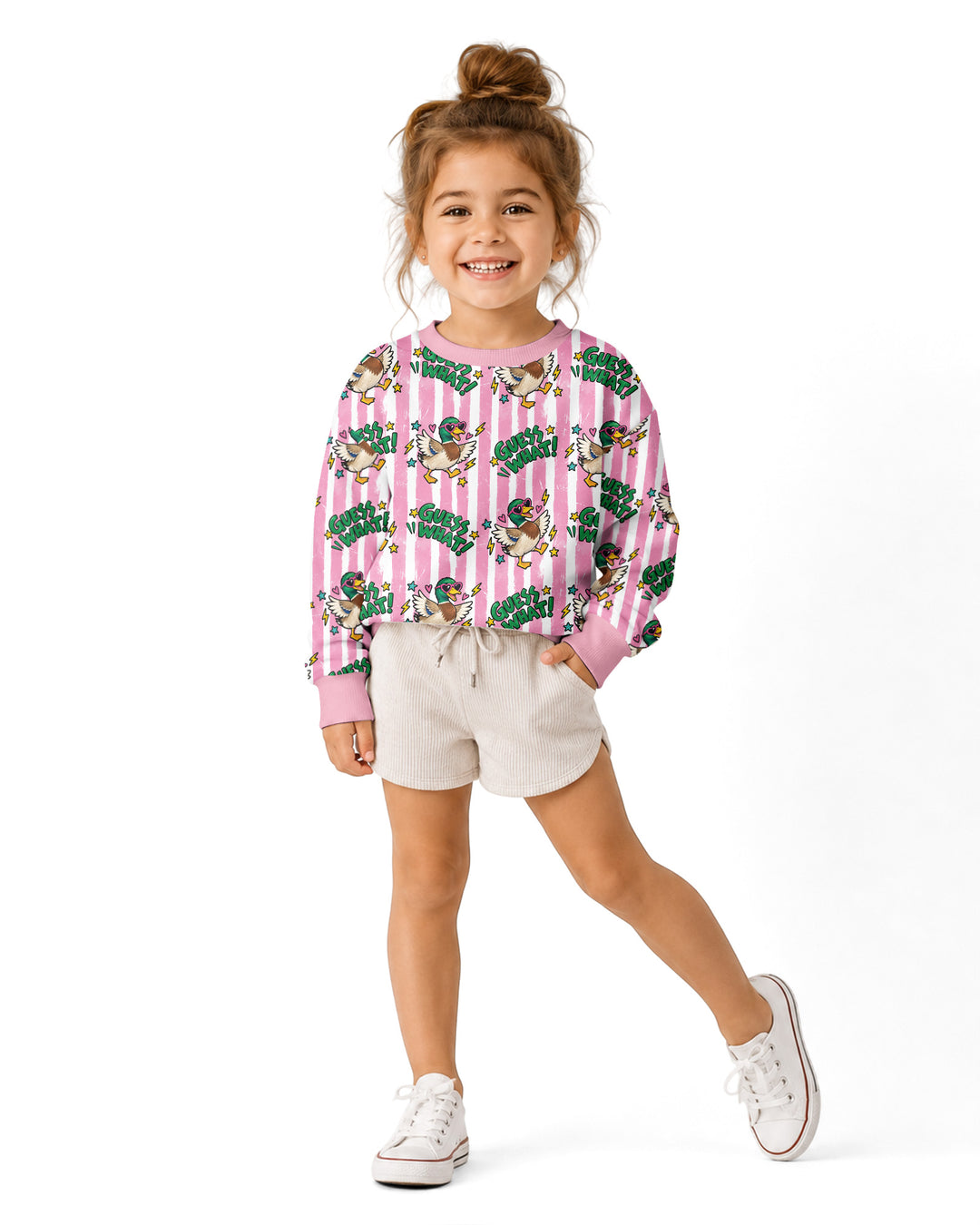 Guess What Mallard Butt Bamboo Crewneck Sweatshirt