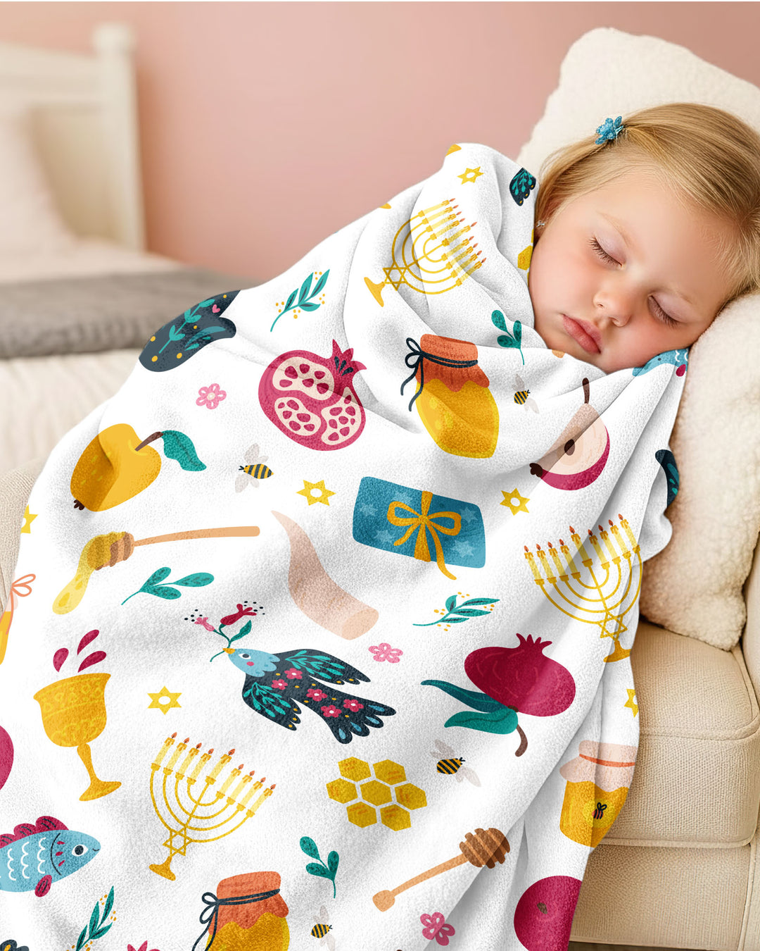 Shanah Tovah Party Bamboo Blanket