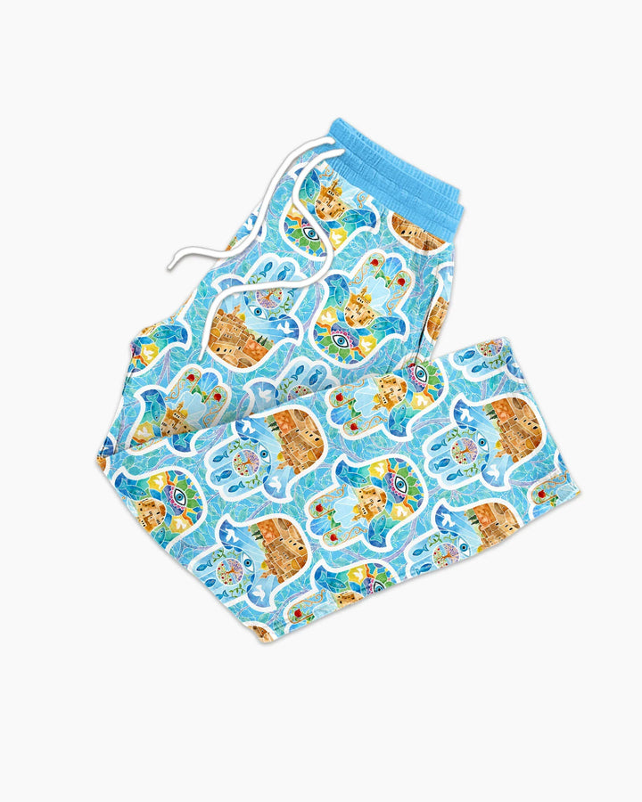 Hamsa Hand Bamboo Men's Pajama Set