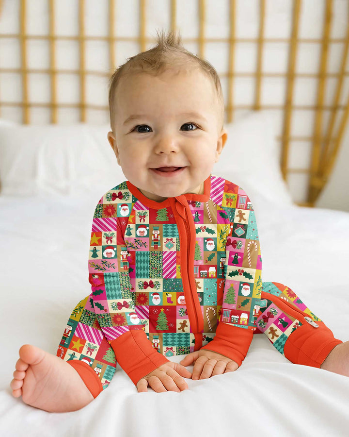 Maximalist Christmas Collage Bamboo Convertible Zippy