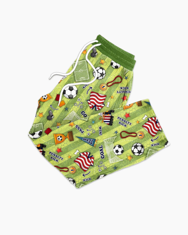 I Love Sports Soccer Bamboo Men's Pajama Set