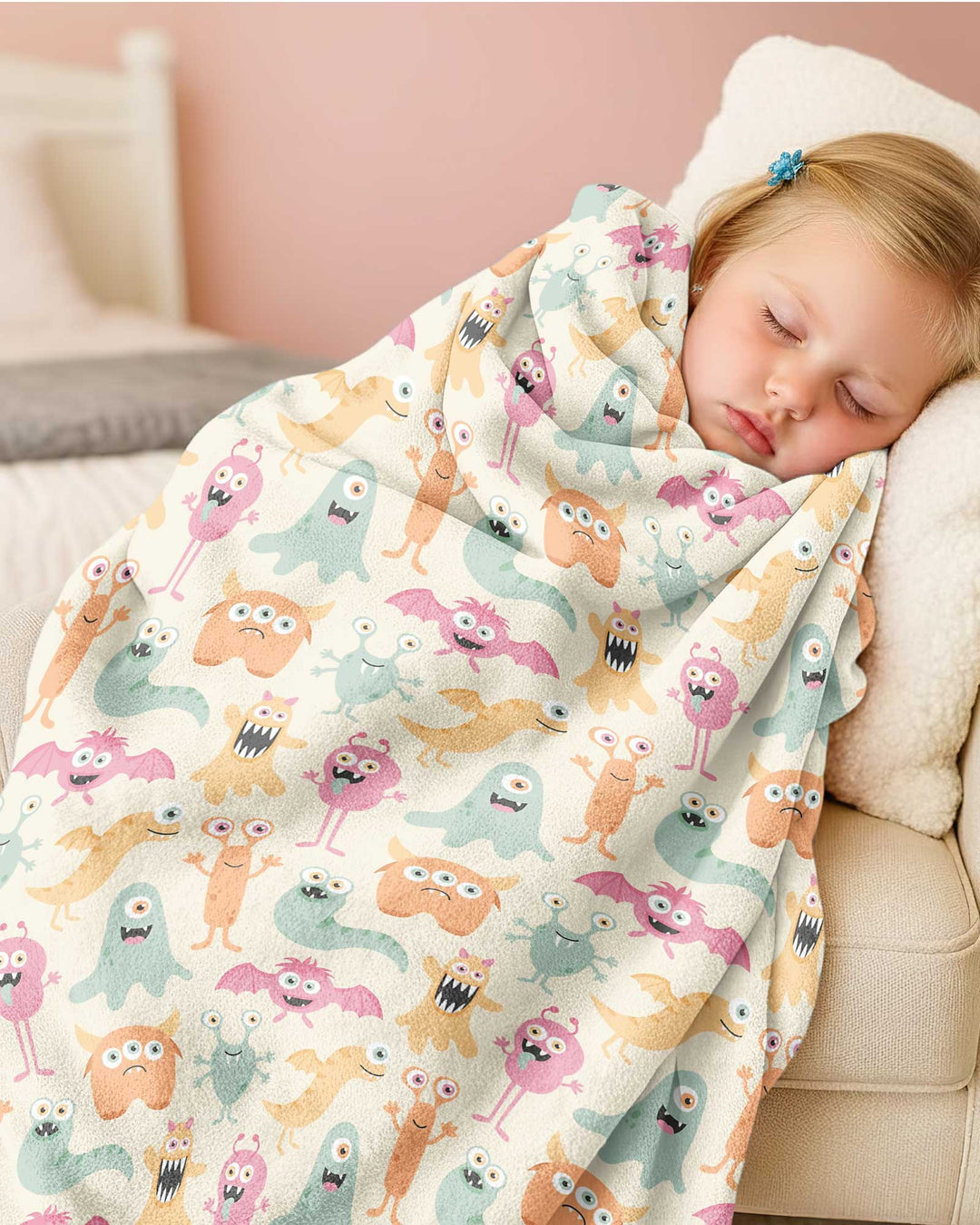 Monster Boo Bash Bamboo Blanket