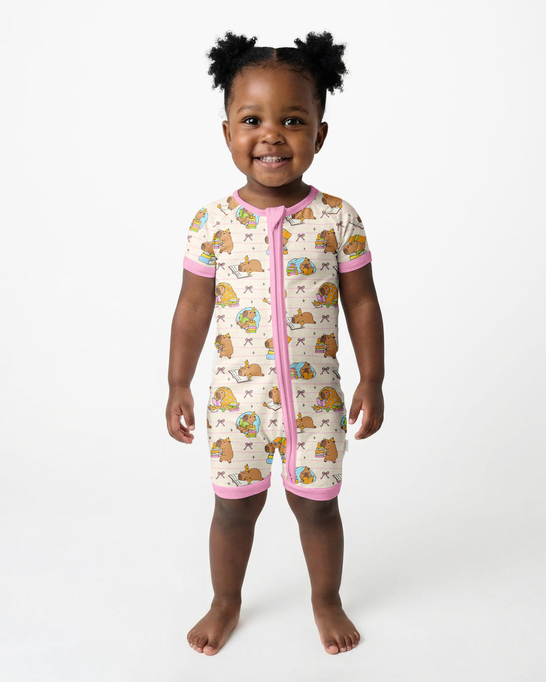 Sweet Study Capy Bamboo Shorty Zippy