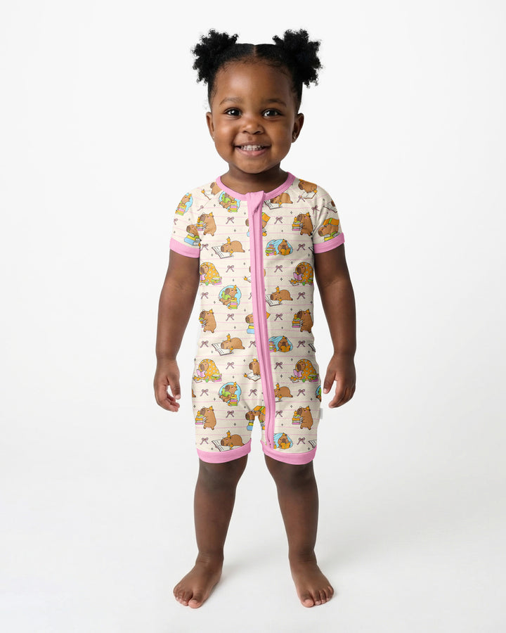 Sweet Study Capy Bamboo Shorty Zippy