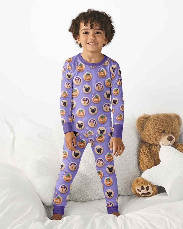 Template Bamboo Two Piece Long Sleeve Pyjamas Set