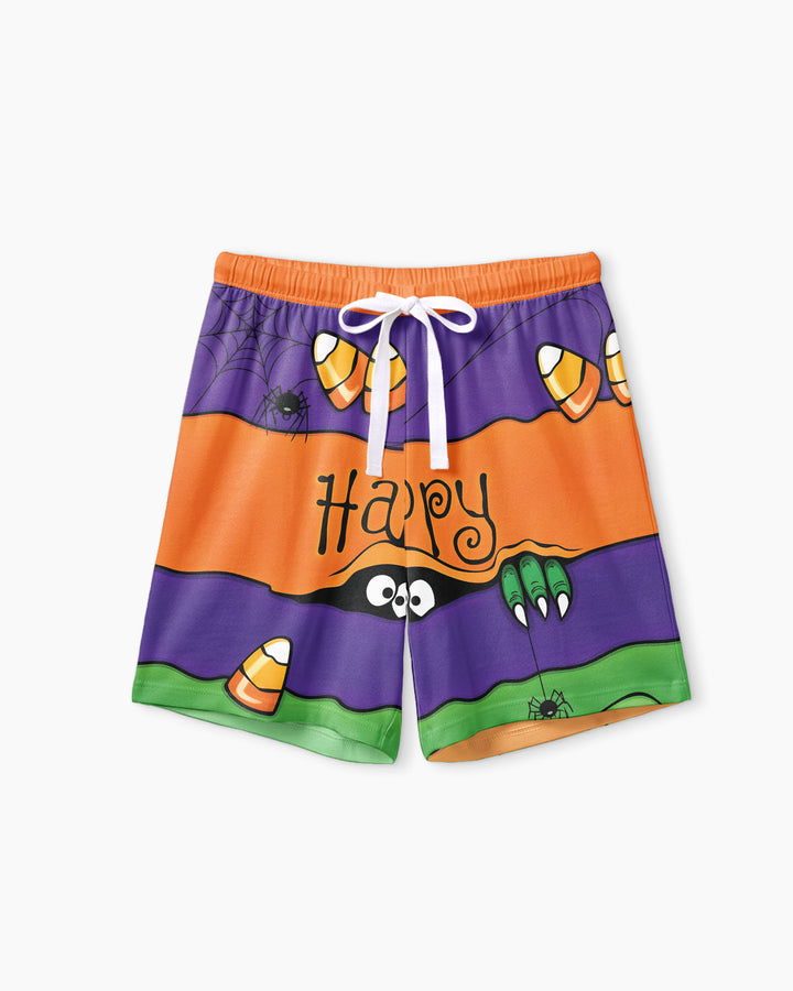 Happy Halloween Bamboo Women Short Sleeve Short Pajama Set
