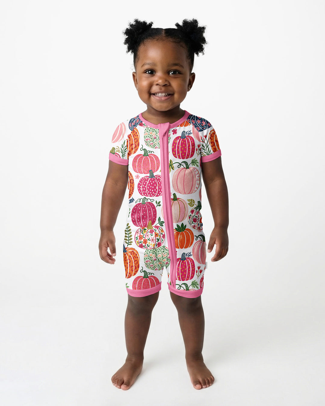 Pumpkin Patch Party Bamboo Shorty Zippy
