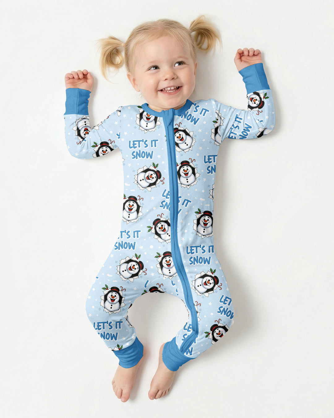 Funny Snowman Bamboo Convertible Zippy