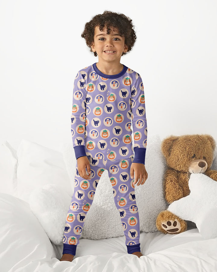 Template Bamboo Two Piece Long Sleeve Pyjamas Set