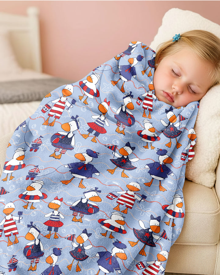 Freedom Floaties Family Matching Bamboo Blanket