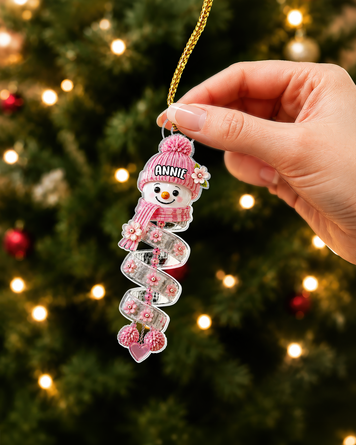 Christmas Snowman Acrylic Ornament