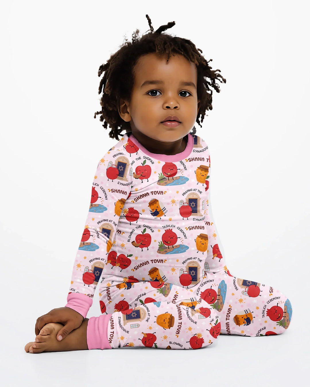 Template Bamboo Two Piece Long Sleeve Pyjamas Set