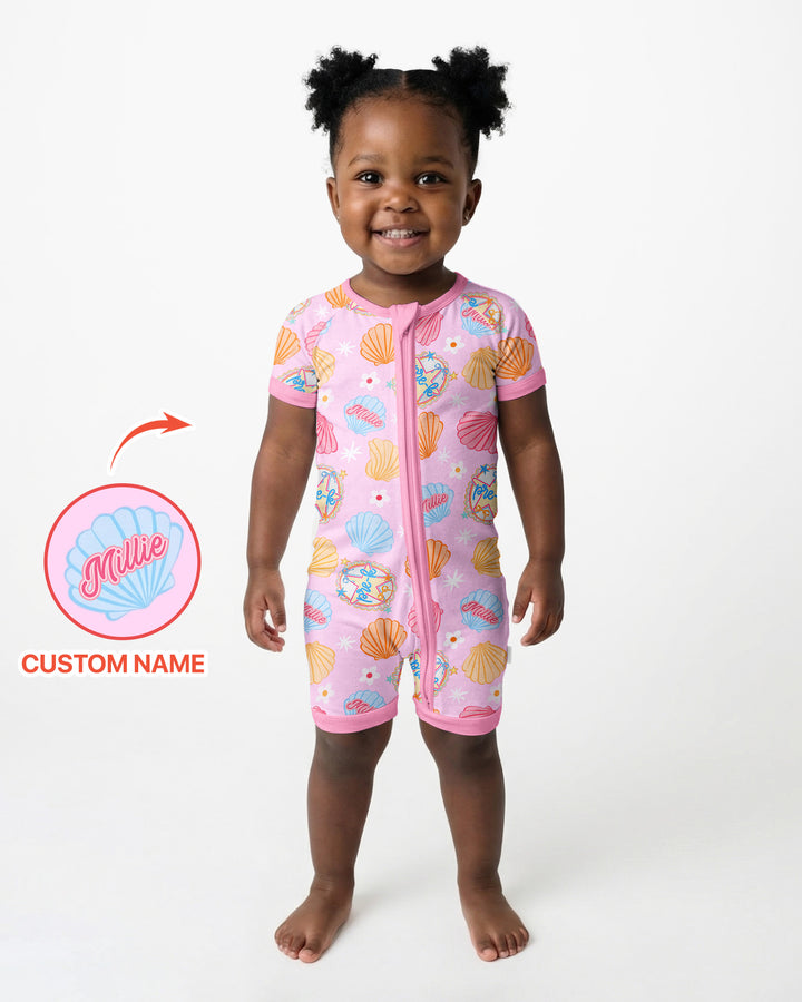 Mermaid Back To School Bamboo Shorty Zippy