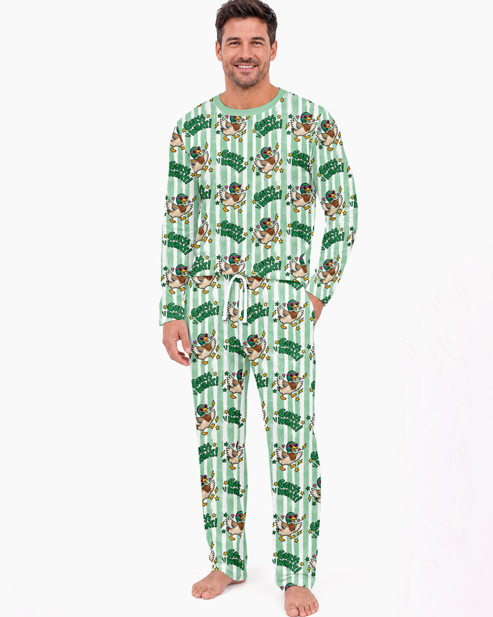 Guess What Mallard Butt Bamboo Men's Pajama Set