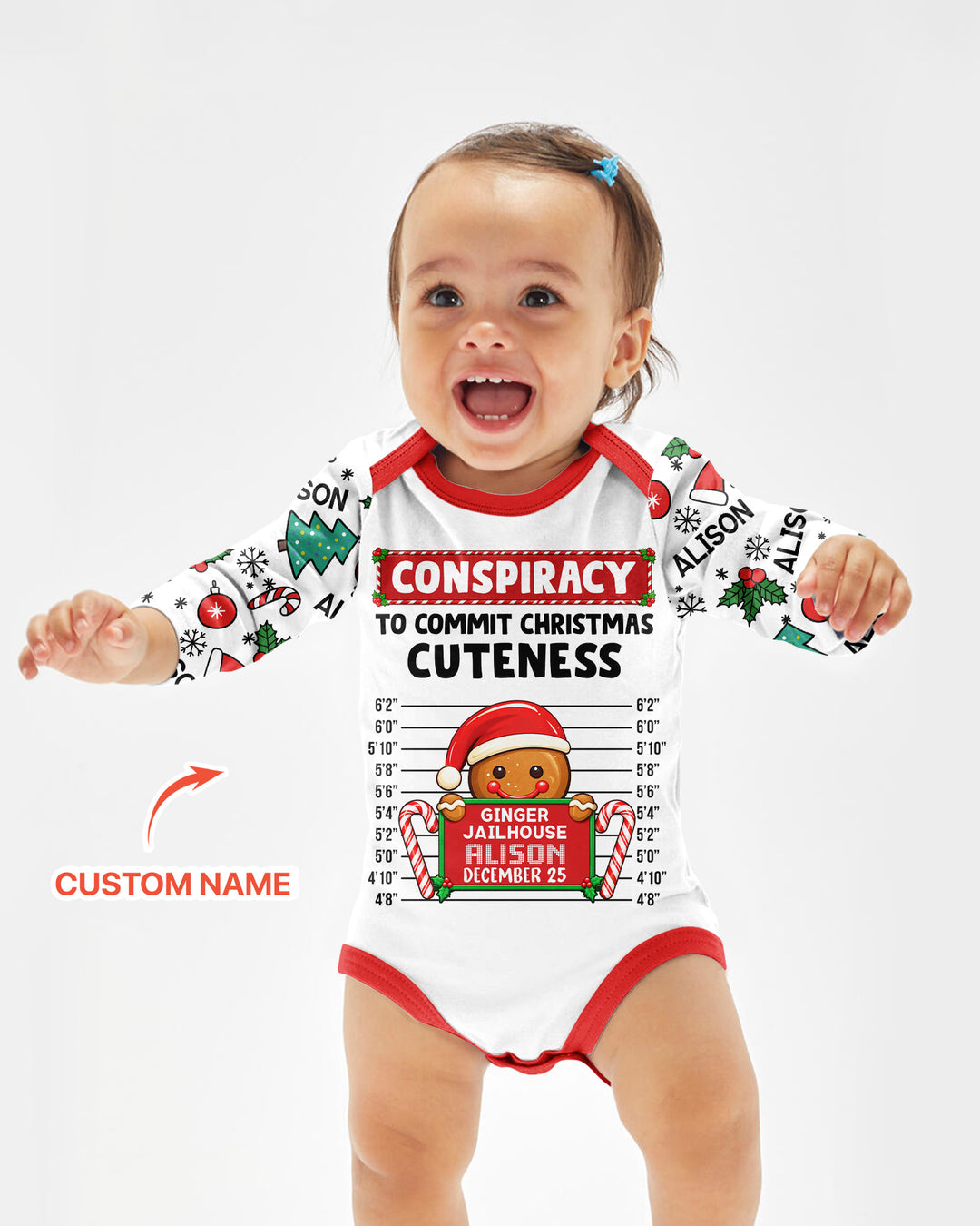 Funny Christmas Family Matching Bamboo Bodysuit