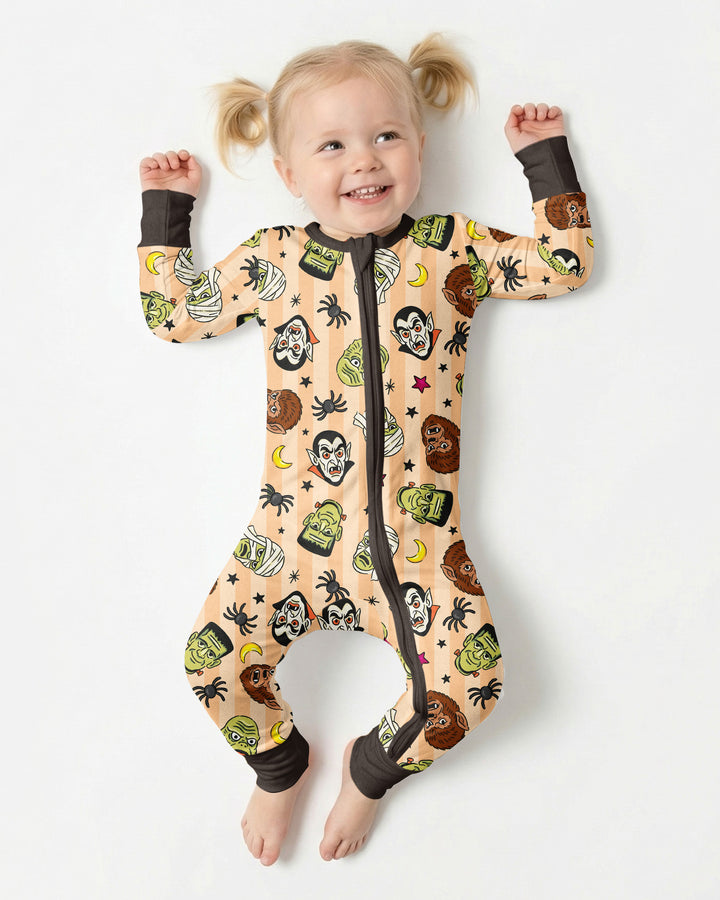 Creepy Crew Family Matching Bamboo Convertible Zippy