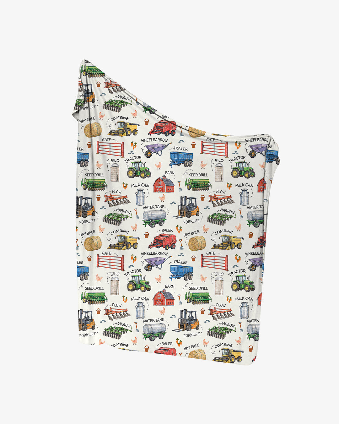 Little Farmer Bamboo Swaddle Blanket