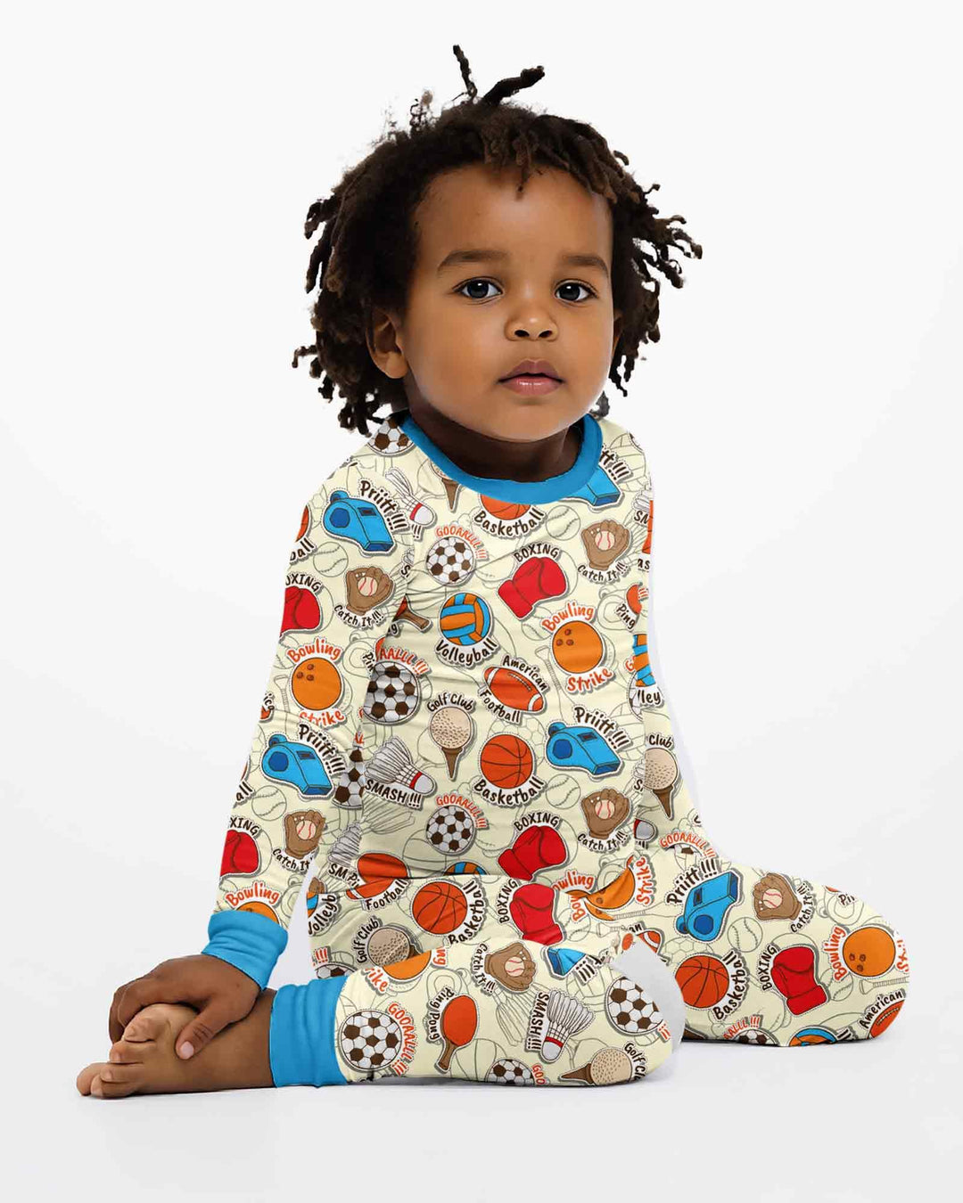 Template Bamboo Two Piece Long Sleeve Pyjamas Set