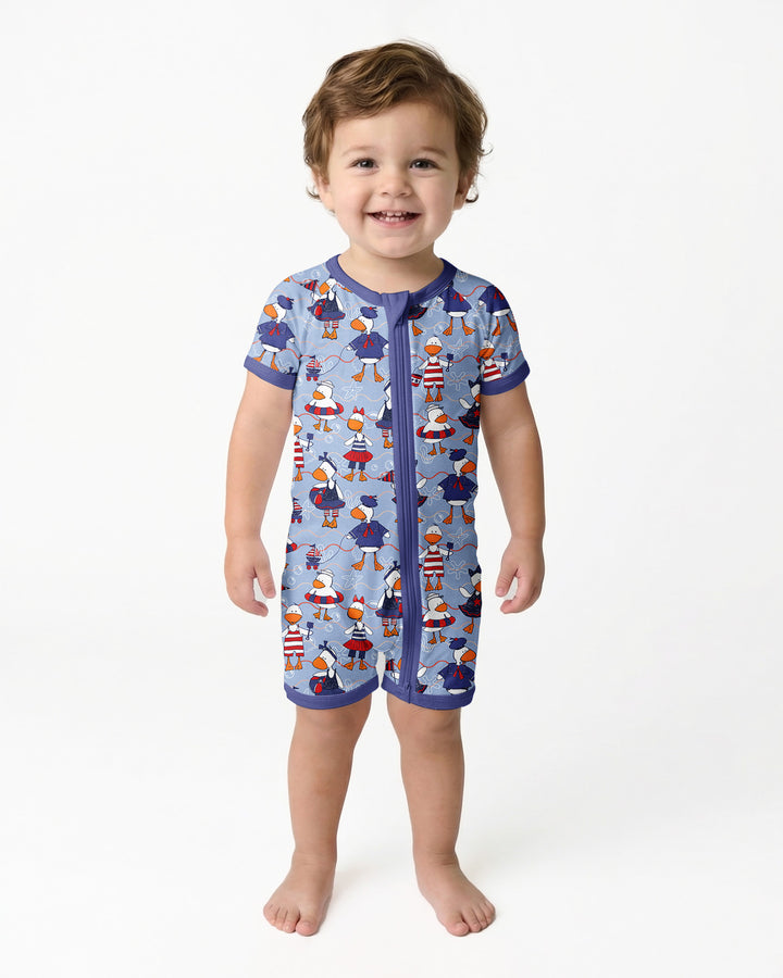 Freedom Floaties Family Matching Bamboo Shorty Zippy