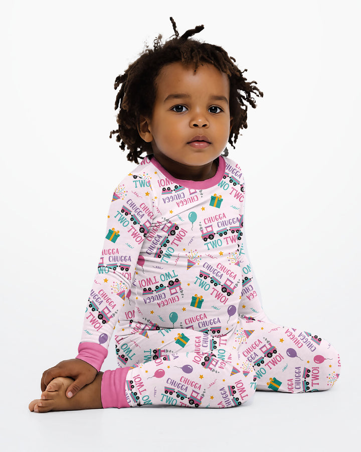 Chugga Chugga Two Bamboo Two Piece Long Sleeve Pajama Set
