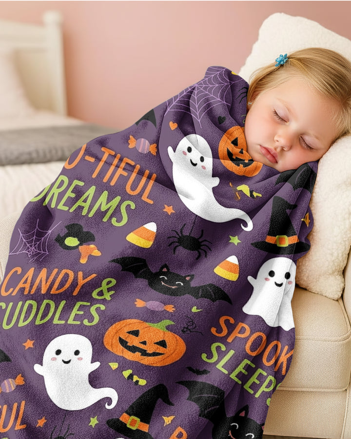 Midnight Boo Magic Bamboo Blanket
