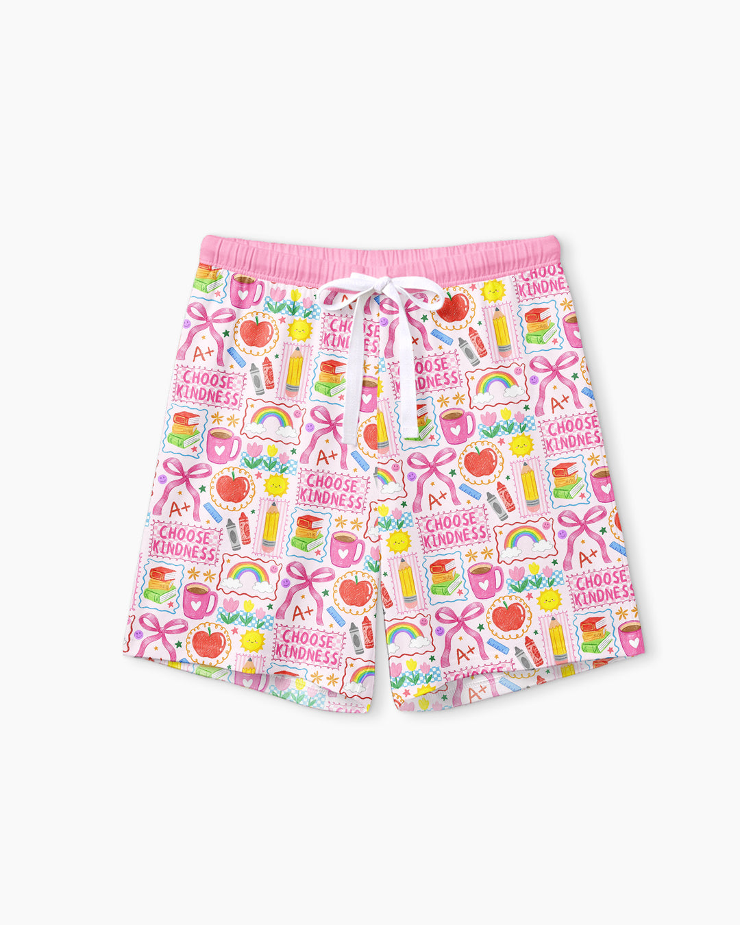 Kindness School Girl Bamboo Women Short Sleeve Short Pajama Set