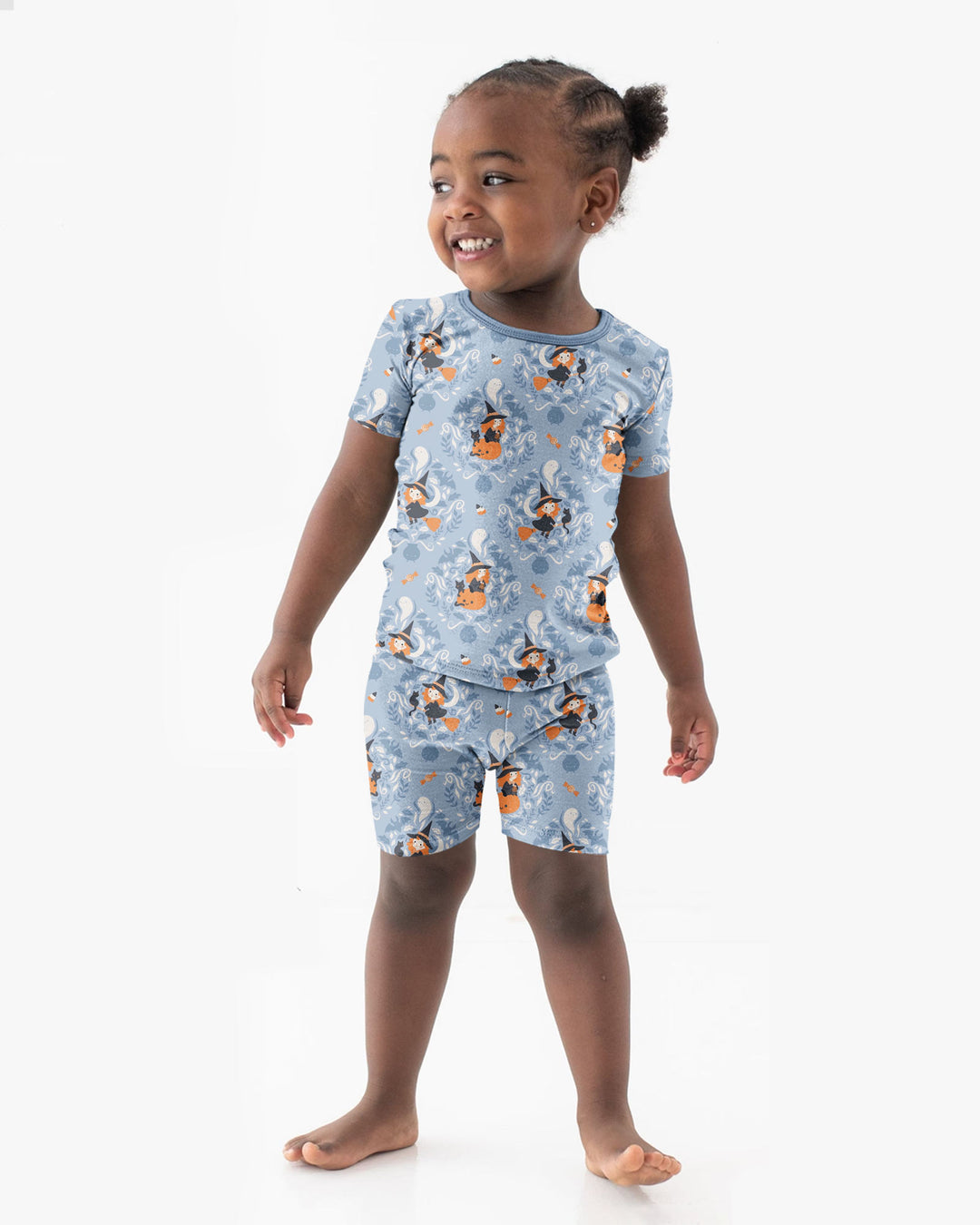 Sweet Witches Bamboo Two Piece Short Sleeve Shorts Pajama Set