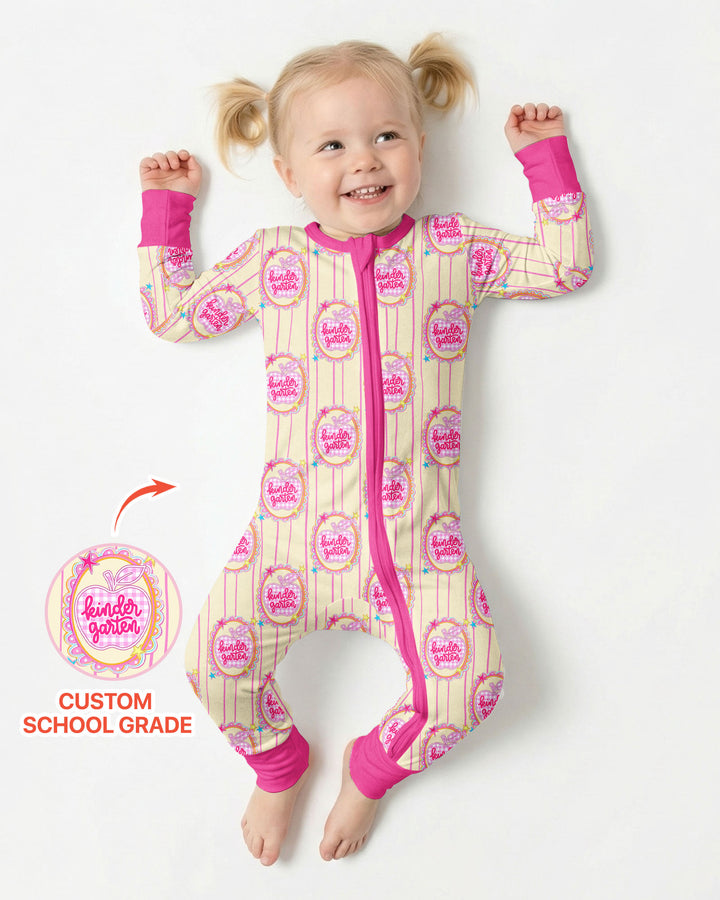 Custom Grade School Sweetie Bamboo Convertible Zippy