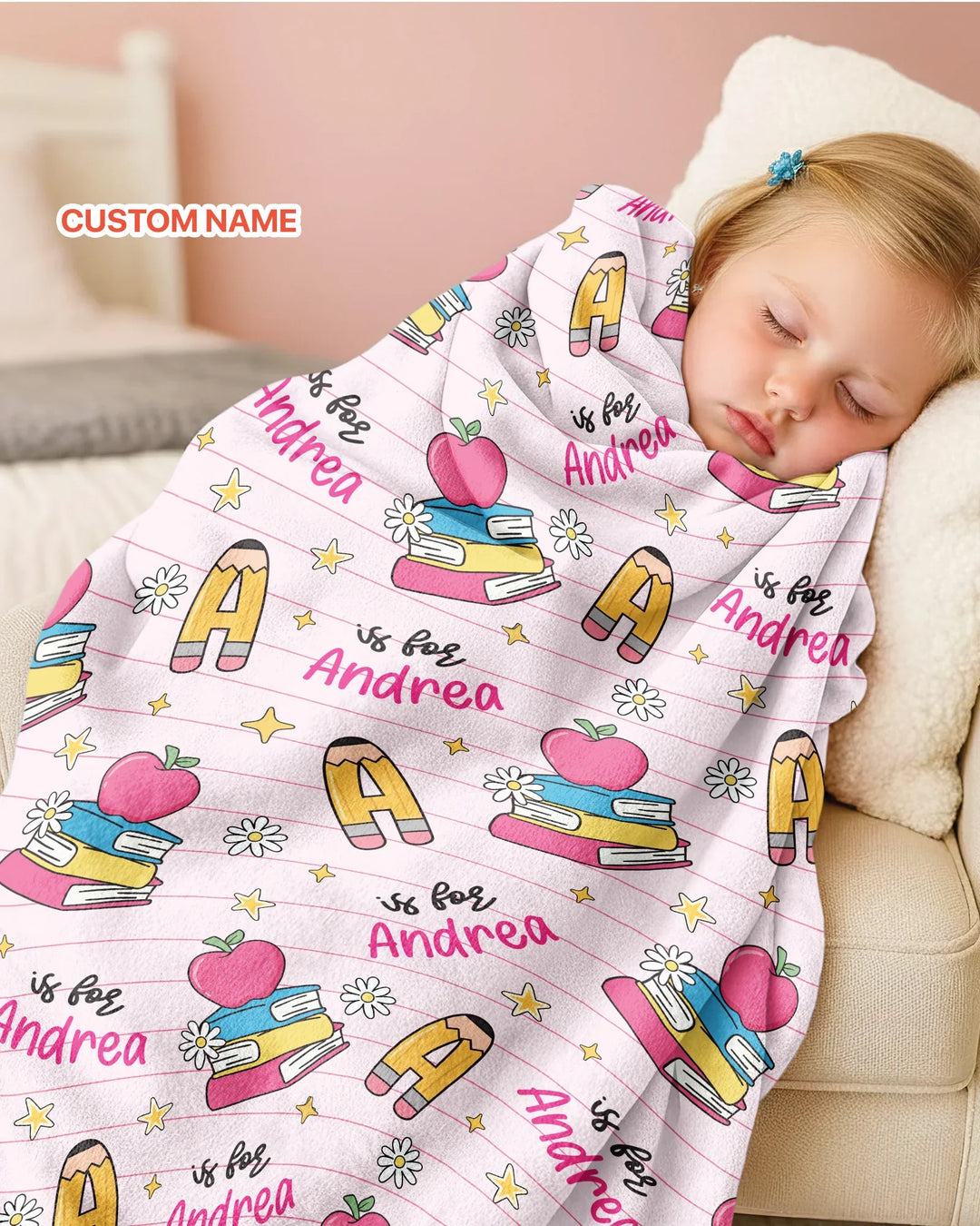 First Day of School Bamboo Blanket