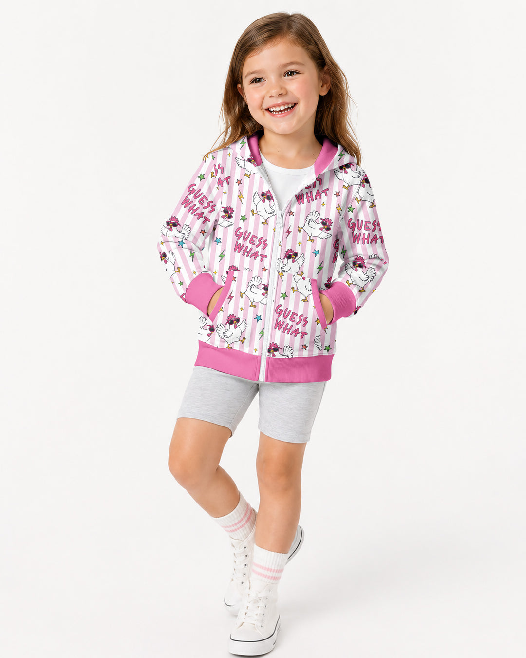 Guess What Chicken Butt! Bamboo Zip Hoodie