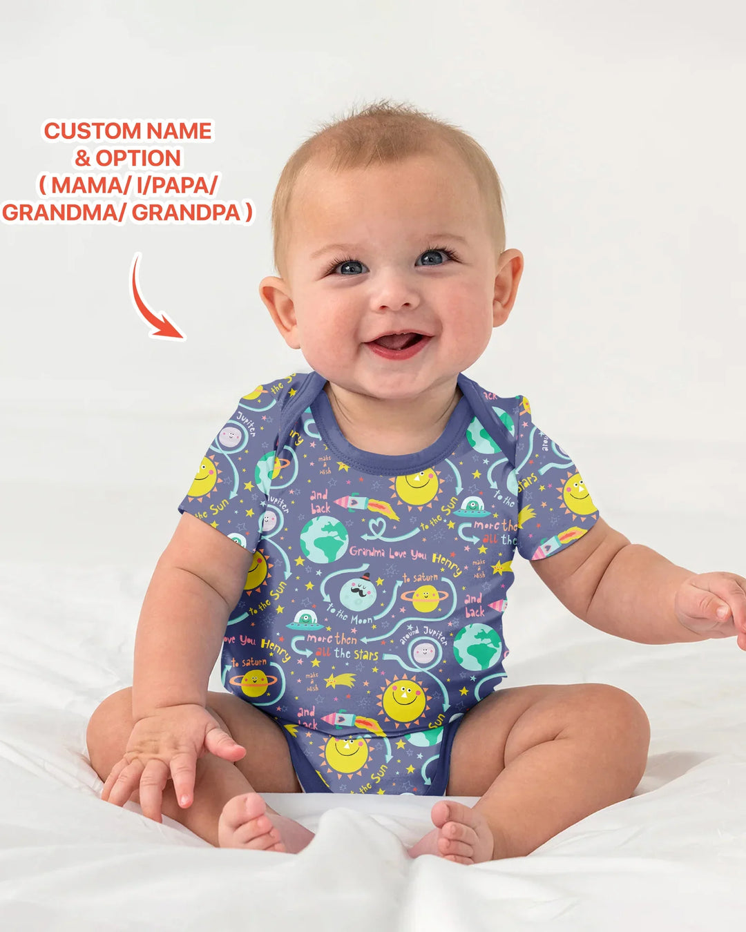 Love to the Moon and Back  Bamboo Bodysuit