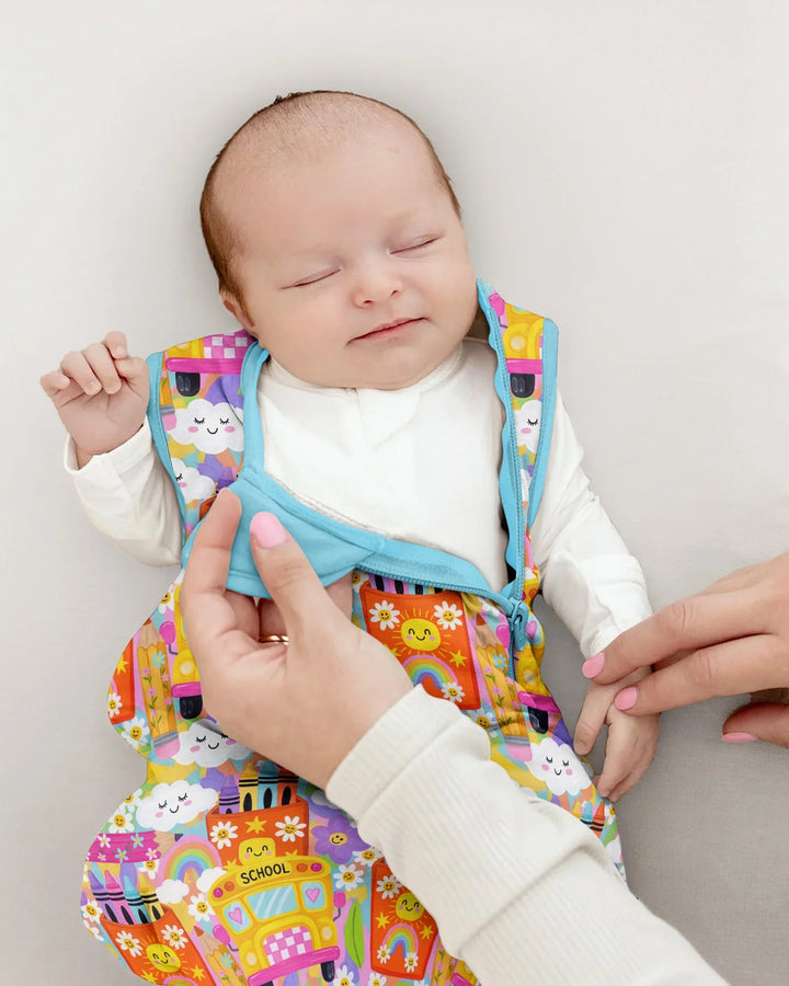 Retro Happy Classroom Bamboo Sleep Bag