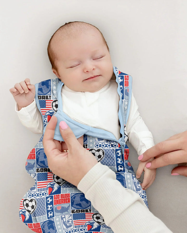 World Soccer God Bless America Bamboo Sleep Bag