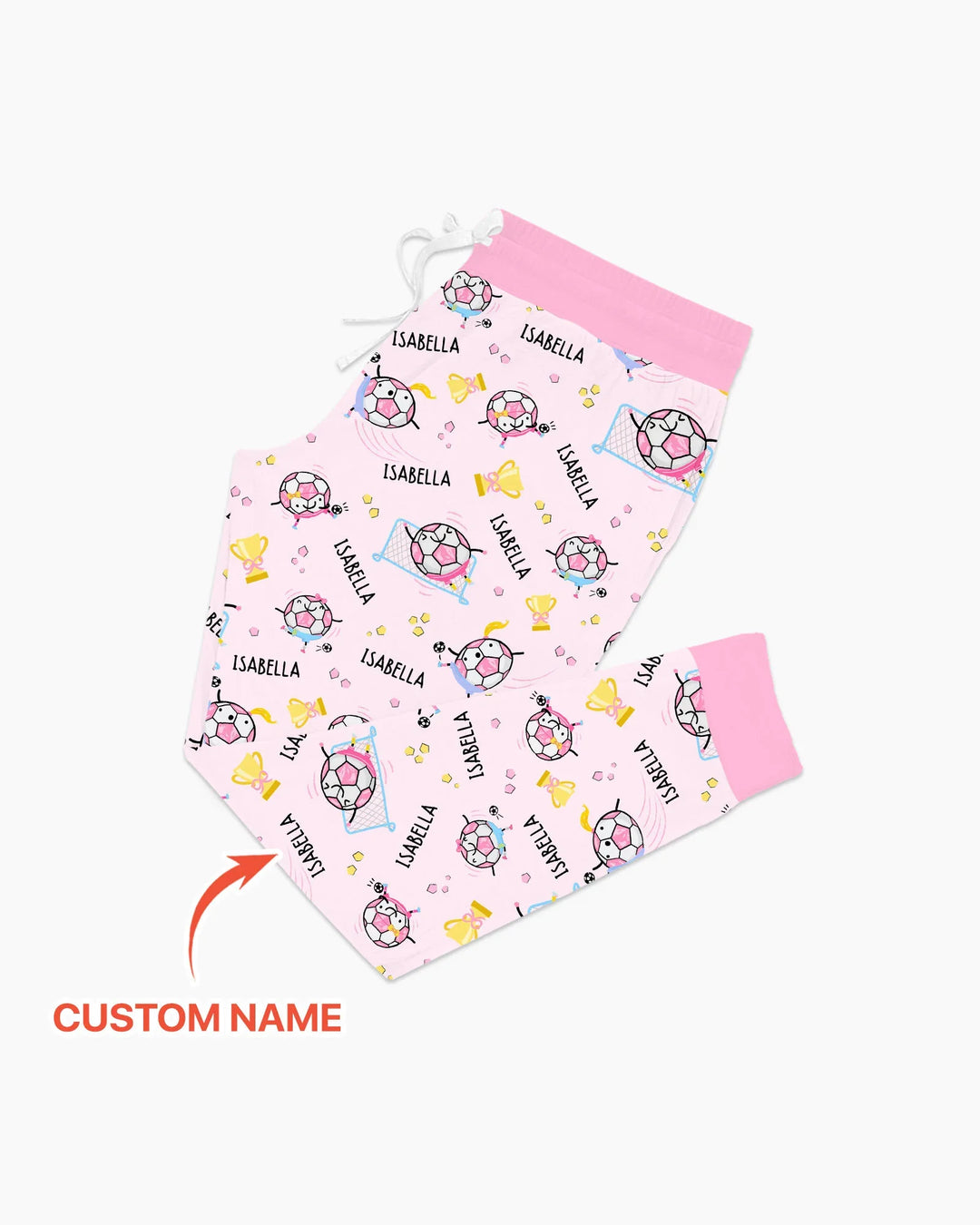 Custom Name Soccer Dad Team Matching Bamboo Women Pajama Set