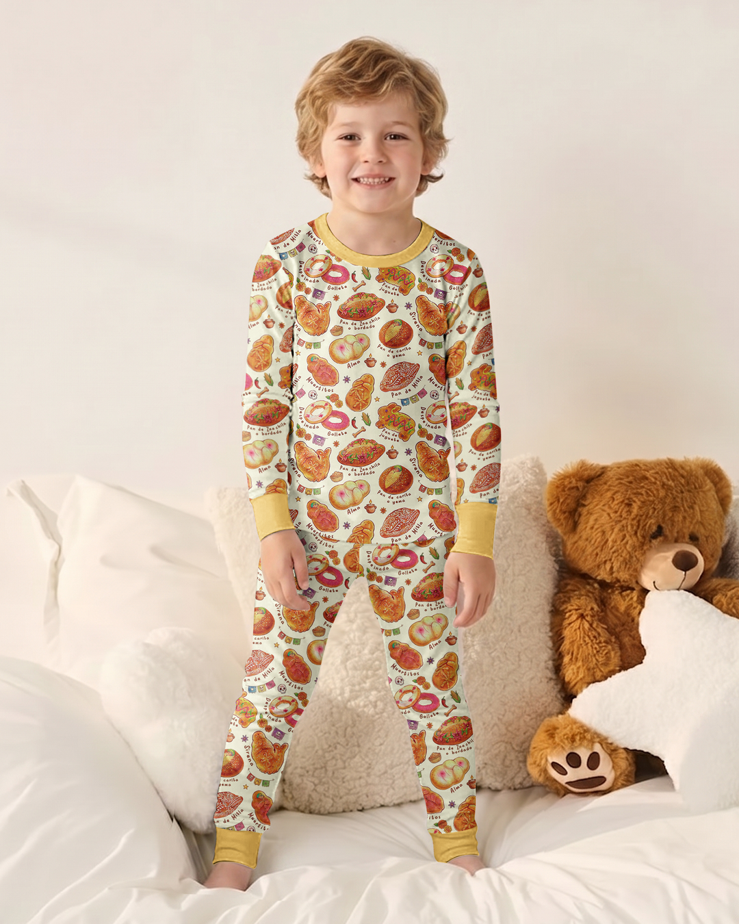Pan Dulce Dreams Bamboo Two Piece Long Sleeve Pajama Set