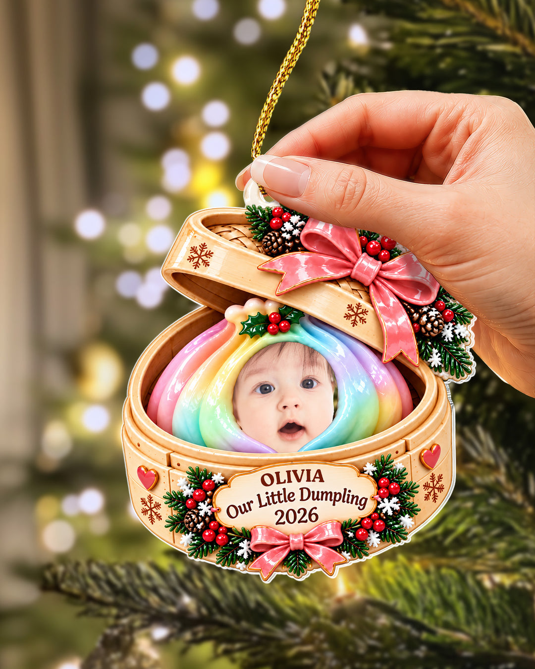 Our Little Dumbling  Acrylic Ornament
