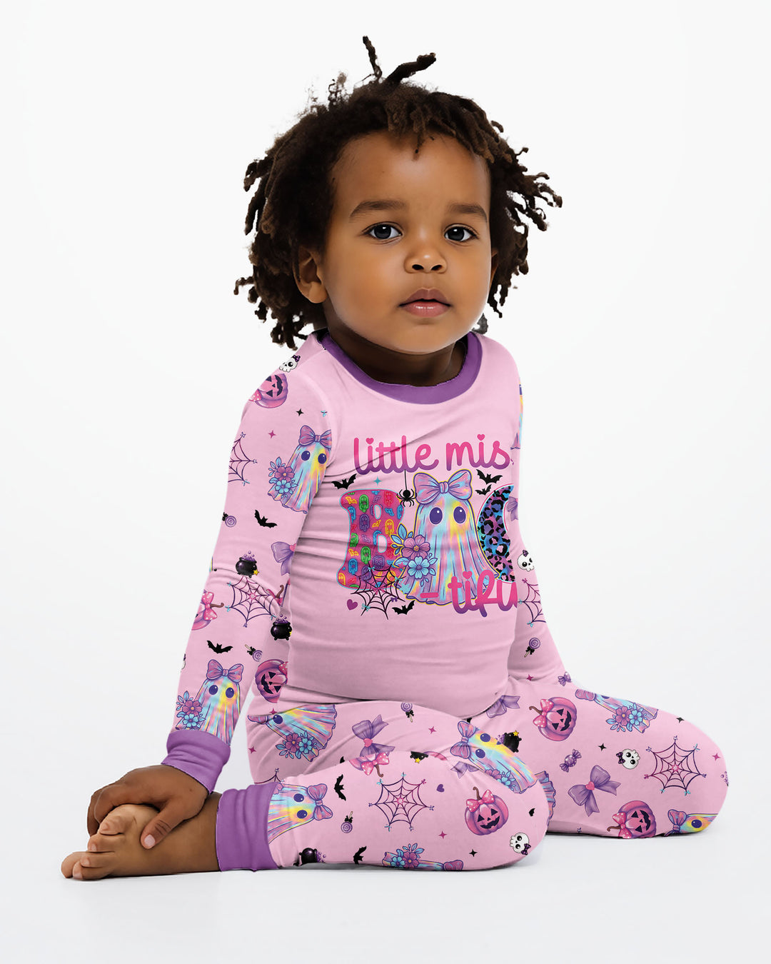 Little Miss Boo-tiful Bamboo Two Piece Long Sleeve Pajama Set