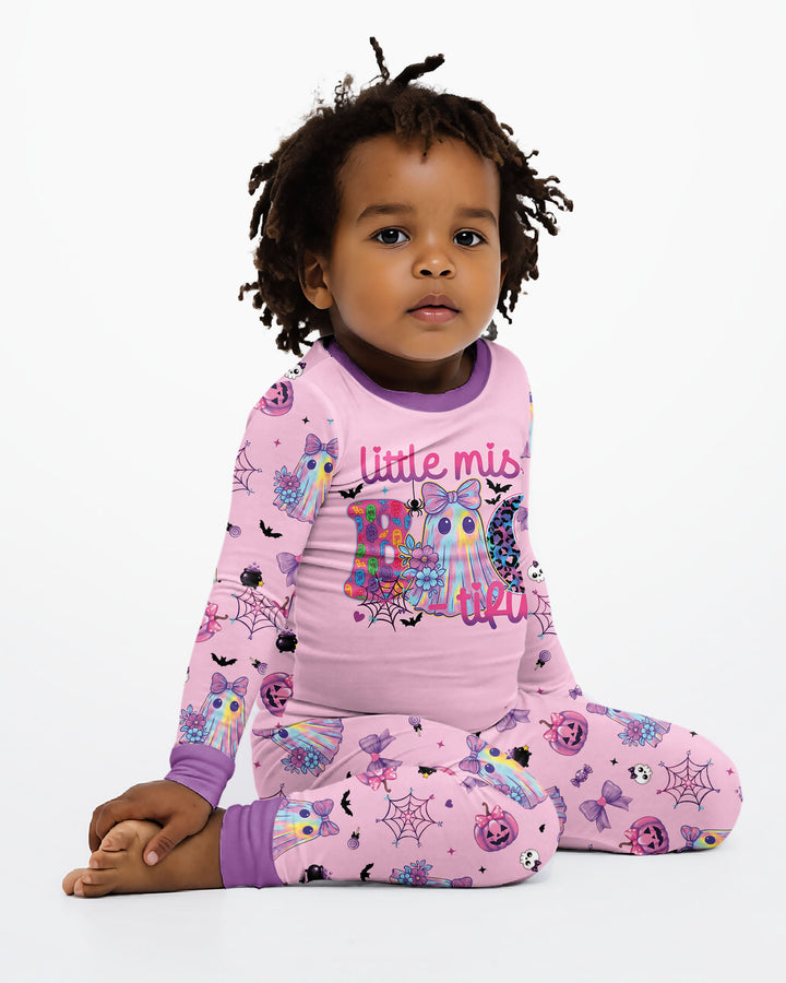 Little Miss Boo-tiful Bamboo Two Piece Long Sleeve Pajama Set