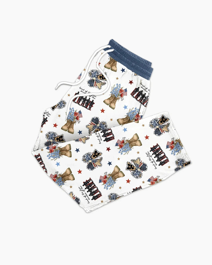 Honor the Brave Family Matching Bamboo Men's Pajama Set