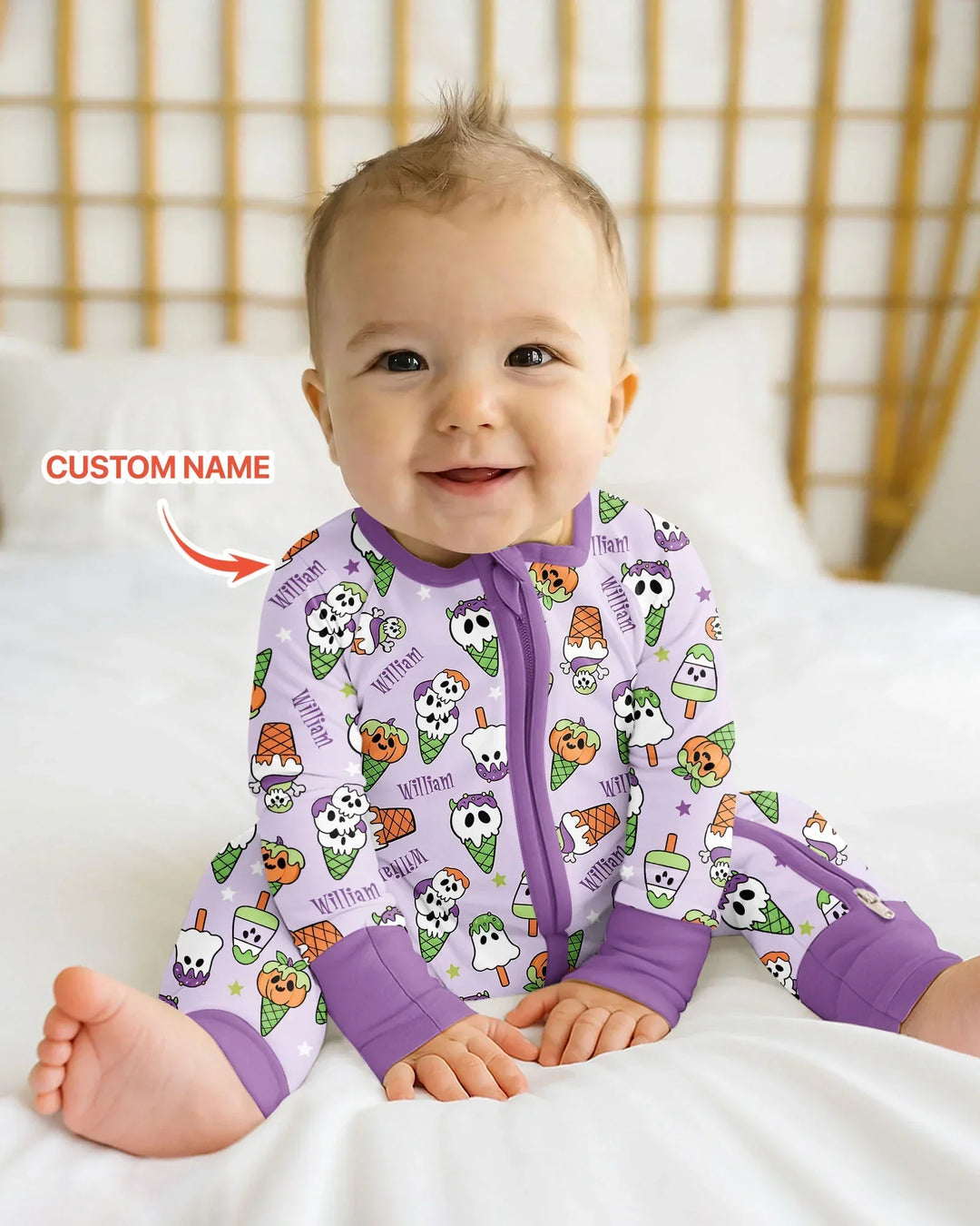 Summerween Ice cream Bamboo Convertible Zippy