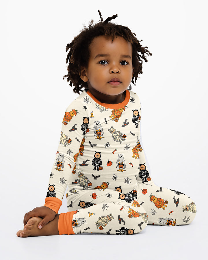 Template Bamboo Two Piece Long Sleeve Pyjamas Set