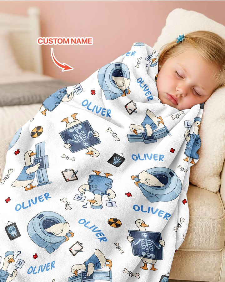 Rad Tech Goose Bamboo Blanket