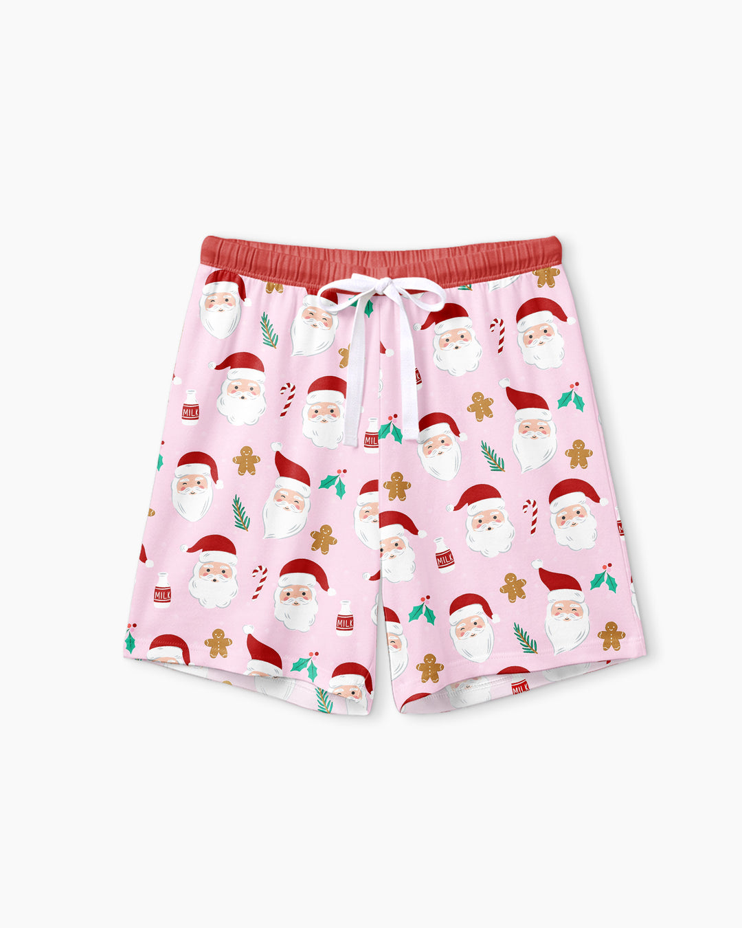 Christmas Sweet Santa Bamboo Women Short Sleeve Short Pajama Set