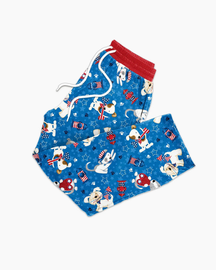 Red, White & Woof Family Matching Bamboo Men's Pajama Set