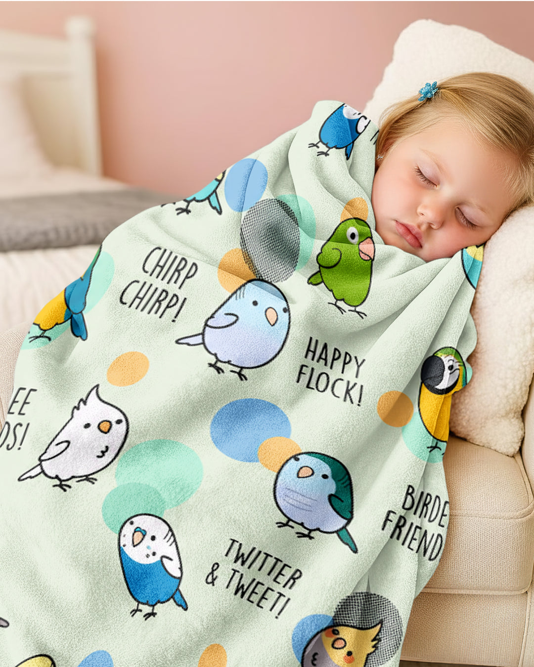 Happy Flock Bamboo Blanket