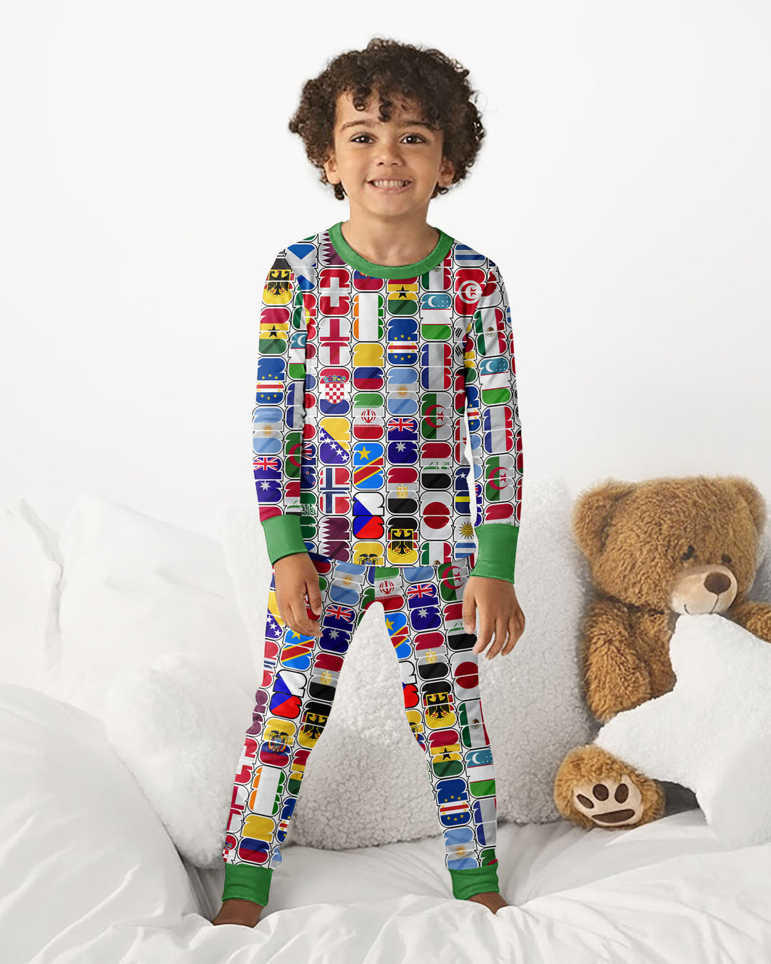 We Are 26 Family Matching Bamboo Two Piece Long Sleeve Pajama Set